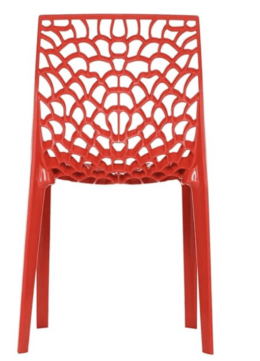 Supreme Web Plastic Chair| Armless Chair for Dining Room Set, Cafe and Restaurents | 1 Piece - Image 4